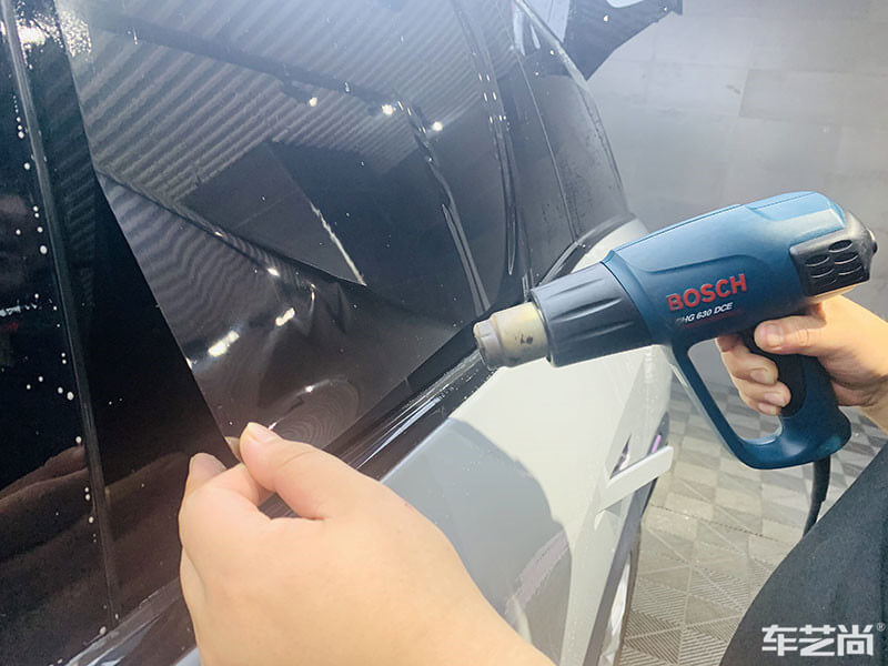 蔚来ES8施工威固隔热膜施工过程展示（图十）
