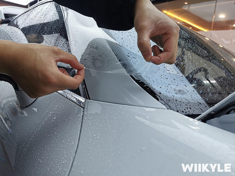 保时捷帕拉梅拉施工WIIKYLE隐形车衣（4）