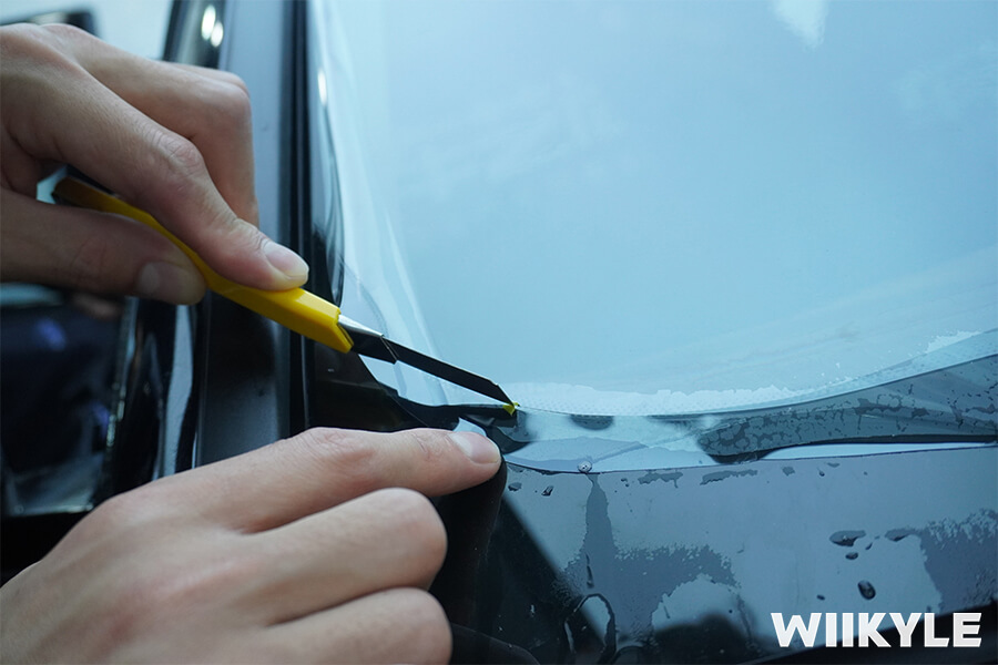 宝马3系施工WIIKYLE隔热膜，展示“非一般”的保护（8）