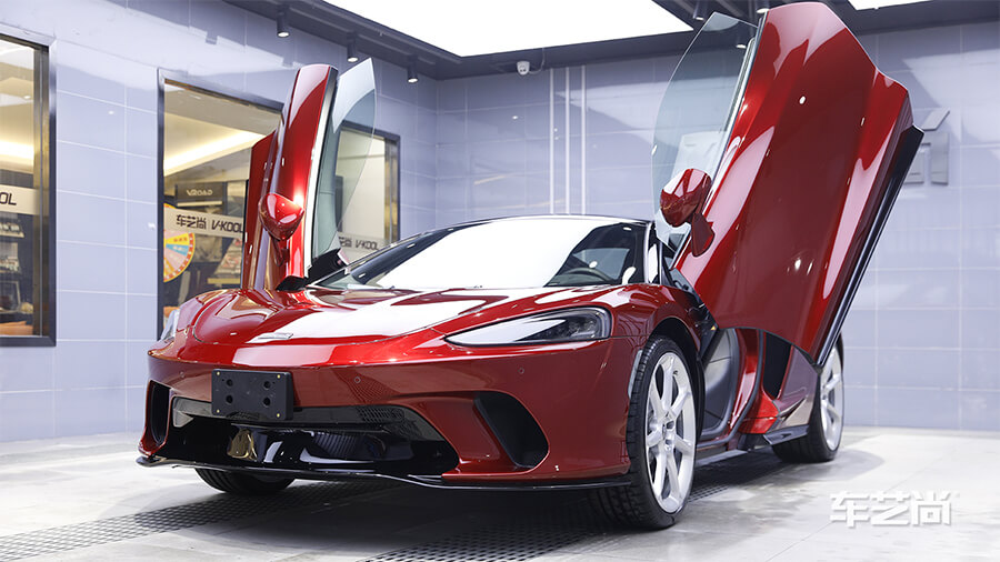 迈凯伦施工隐形车衣流程展示（11）