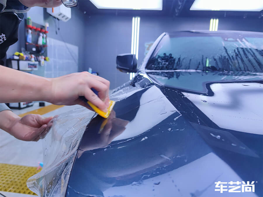 凯迪拉克装贴罗利普斯隐形车衣，案例流程展示（5）