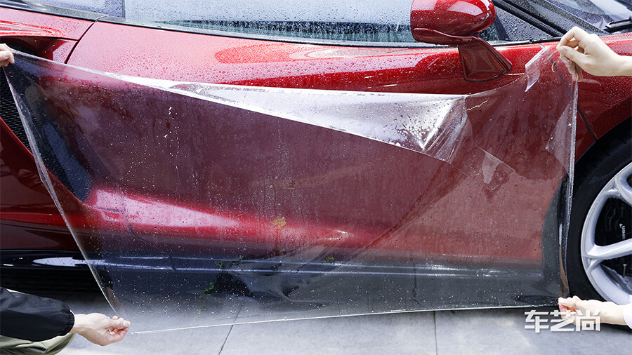 迈凯伦施工隐形车衣流程展示（3）