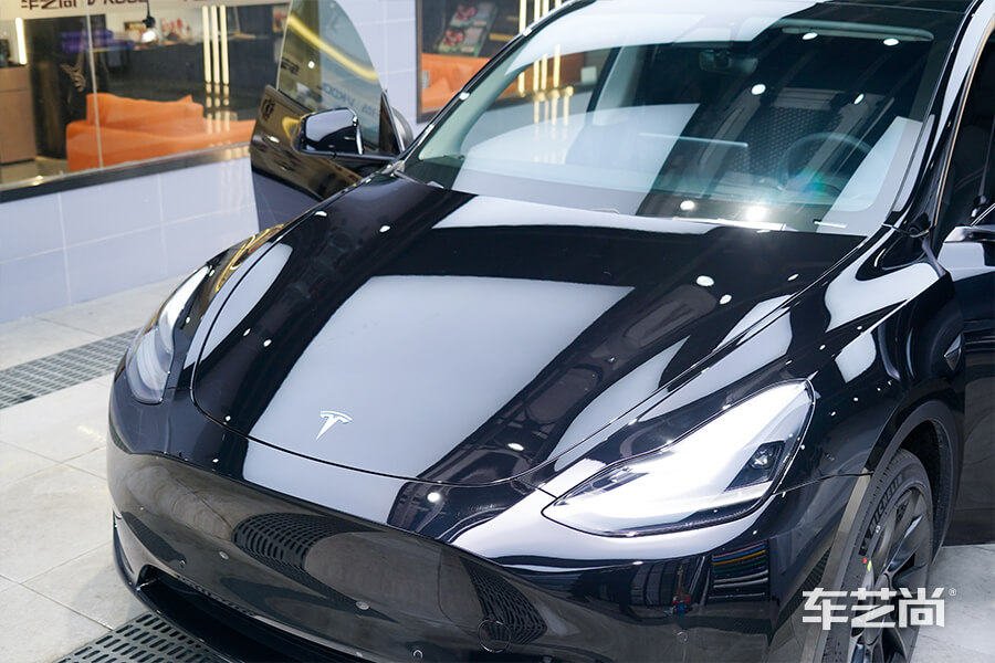百公里加速几秒的特斯拉MODEL Y，装贴威固隔热膜（15）
