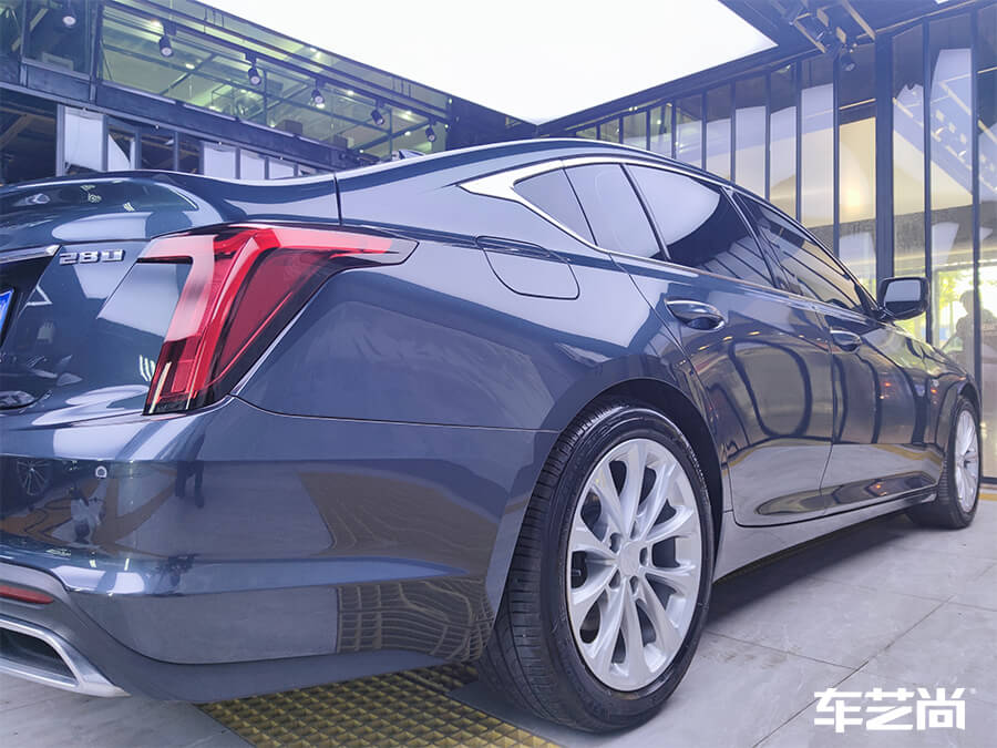 凯迪拉克装贴罗利普斯隐形车衣，案例流程展示（9）