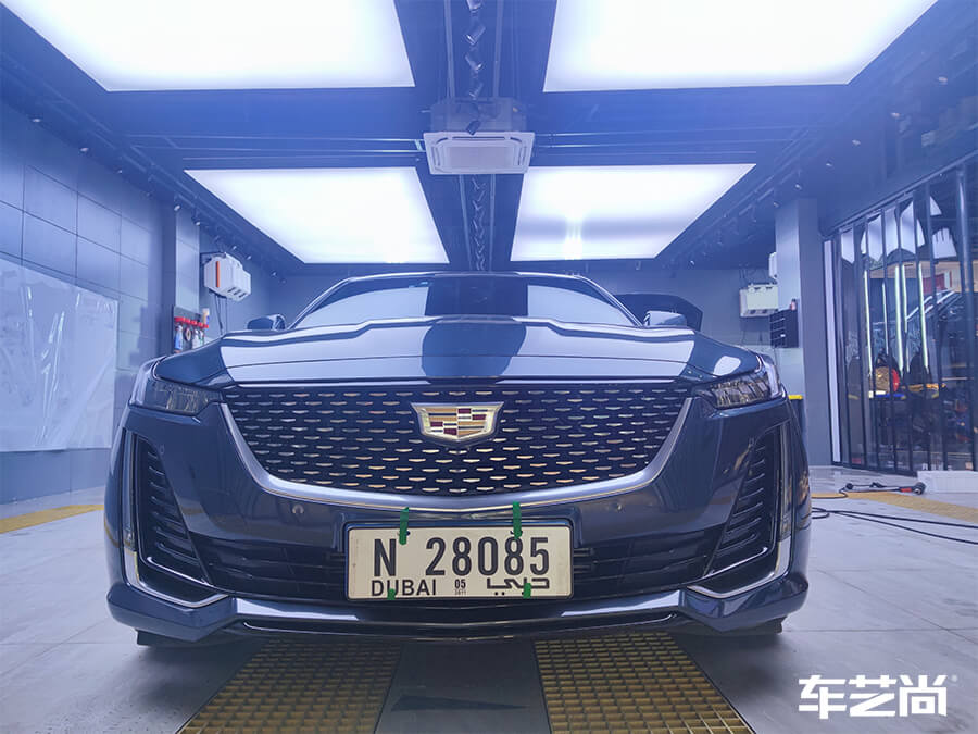 凯迪拉克装贴罗利普斯隐形车衣，案例流程展示（11）