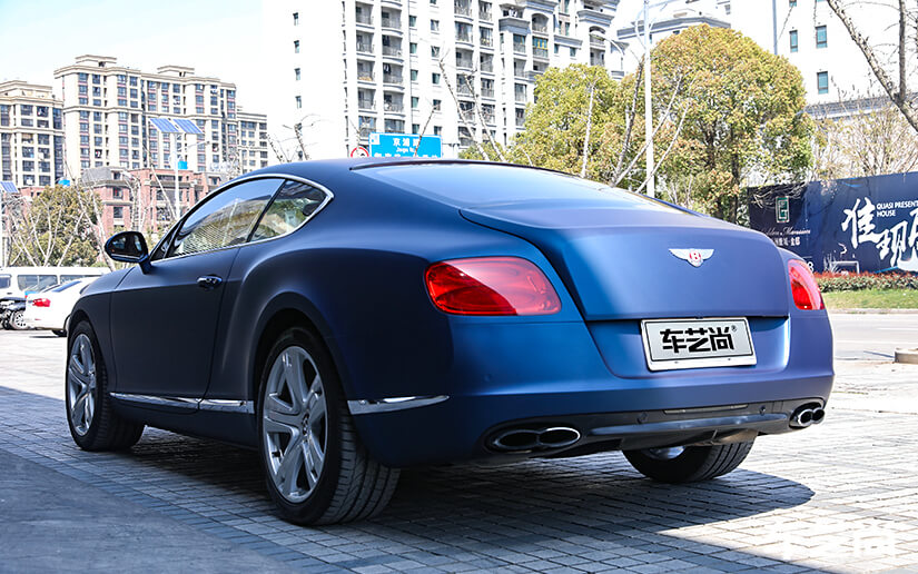 宾利欧陆施工改色膜流程展示（25）