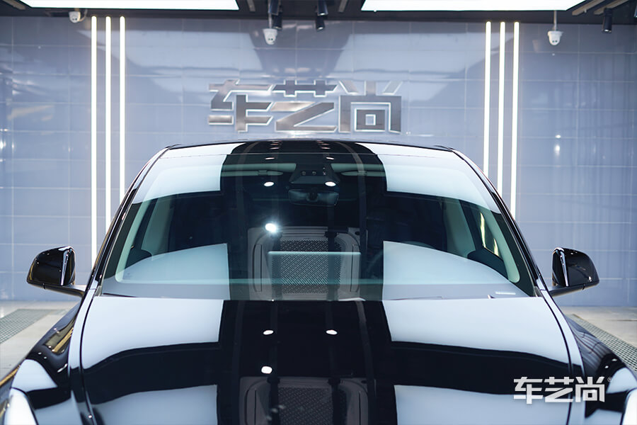 百公里加速几秒的特斯拉MODEL Y，装贴威固隔热膜（14）