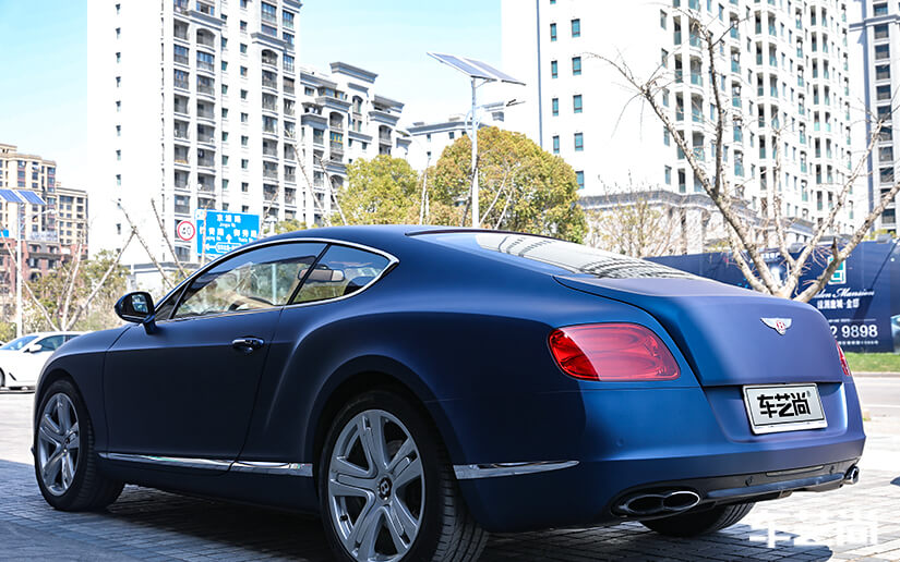 宾利欧陆施工改色膜流程展示（22）