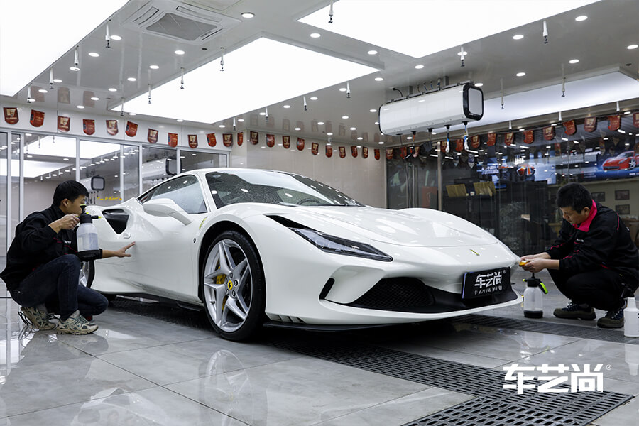 当家跑车法拉利 选择车艺尚装贴威固隐形车衣（4）