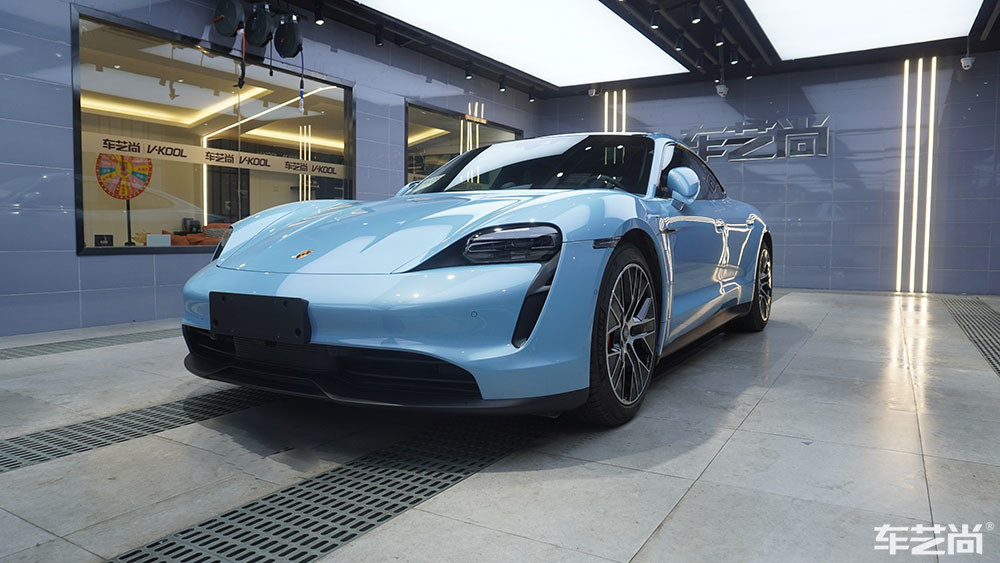 保时捷Taycan施工威固隔热膜效果展示（图五）