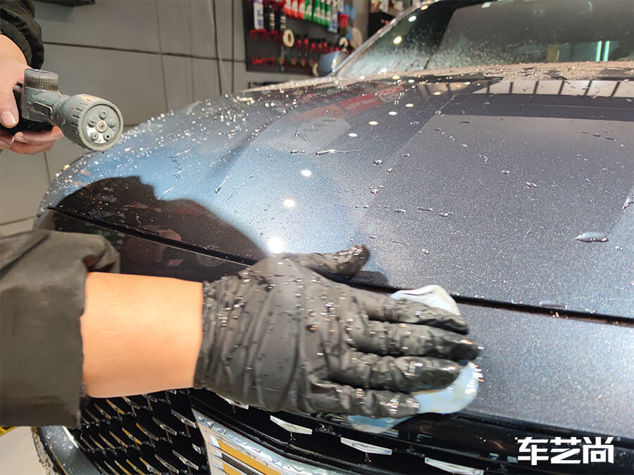 凯迪拉克装贴罗利普斯隐形车衣，案例流程展示（2）