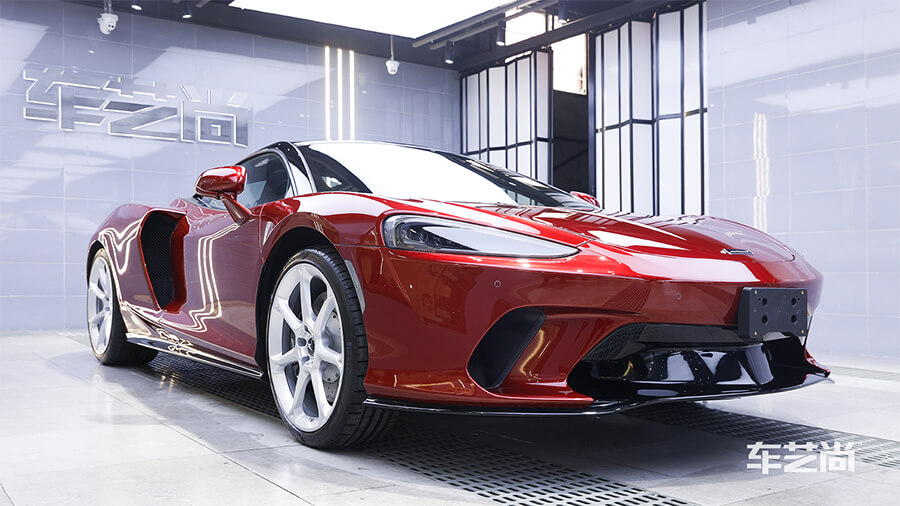 迈凯伦施工隐形车衣流程展示（10）