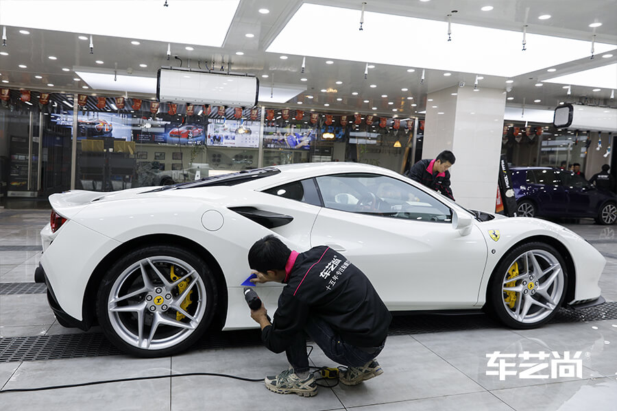 当家跑车法拉利 选择车艺尚装贴威固隐形车衣（8）