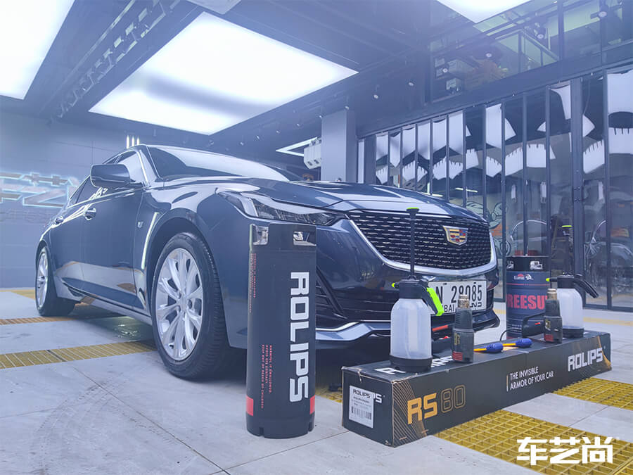 凯迪拉克装贴罗利普斯隐形车衣，案例流程展示（13）