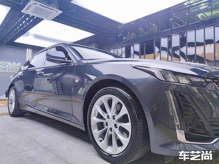 凯迪拉克装贴罗利普斯隐形车衣，案例流程展示（8）