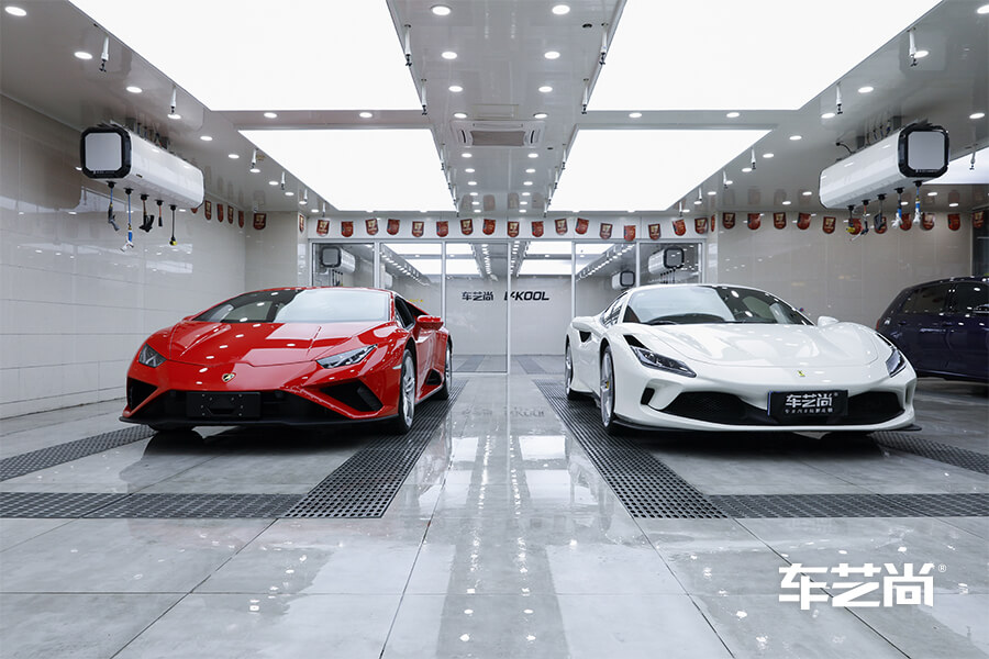 当家跑车法拉利 选择车艺尚装贴威固隐形车衣（17）