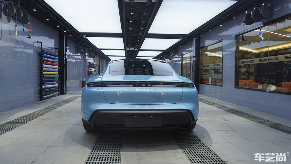 保时捷Taycan施工威固隔热膜效果展示（图四）