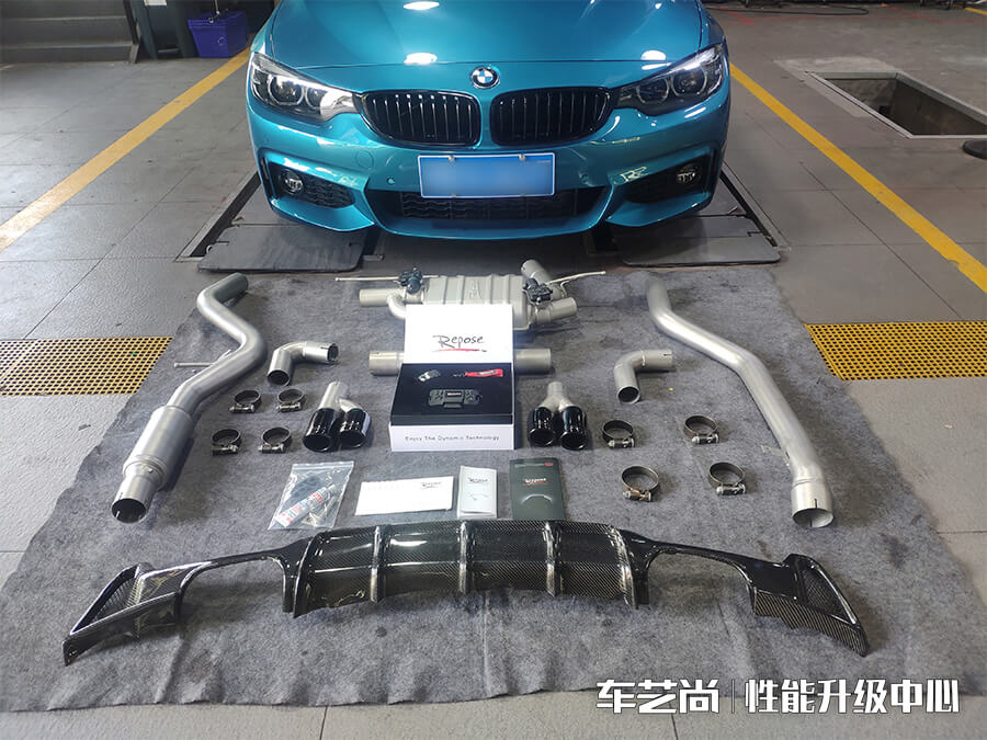 Repose排气 宝马425升级排气改装案例分享（1）