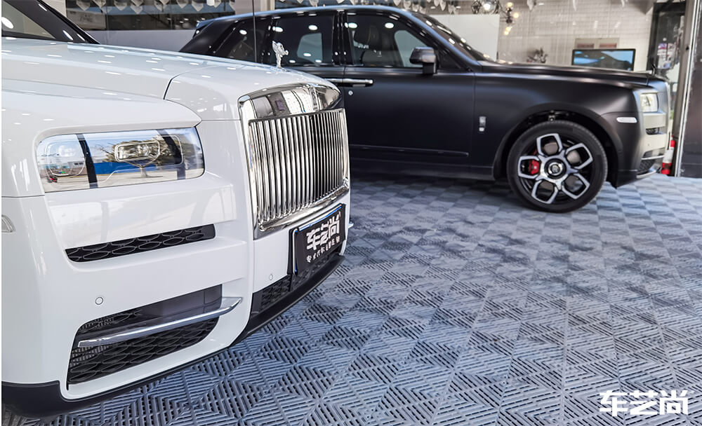劳斯莱斯库里南施工隐形车衣和玻璃膜 案例分享（11）