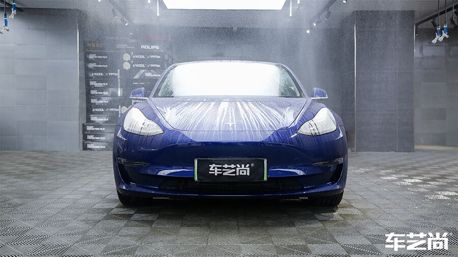 特斯拉Model 3选择车艺尚，施工隐形车衣案例分享（1）