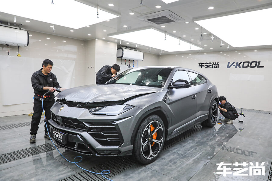 兰博基尼URUS装贴威固隐形车衣流程（11）