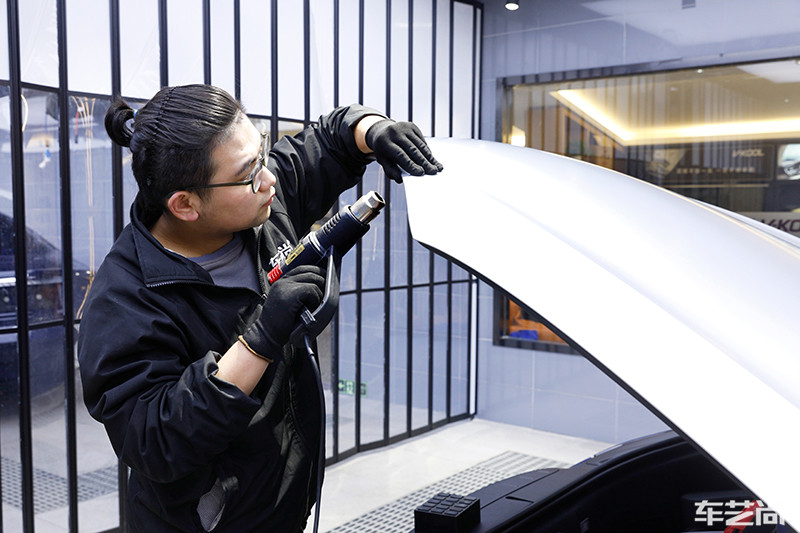 特斯拉改色电光金属银效果怎么样？（施工中 图五）