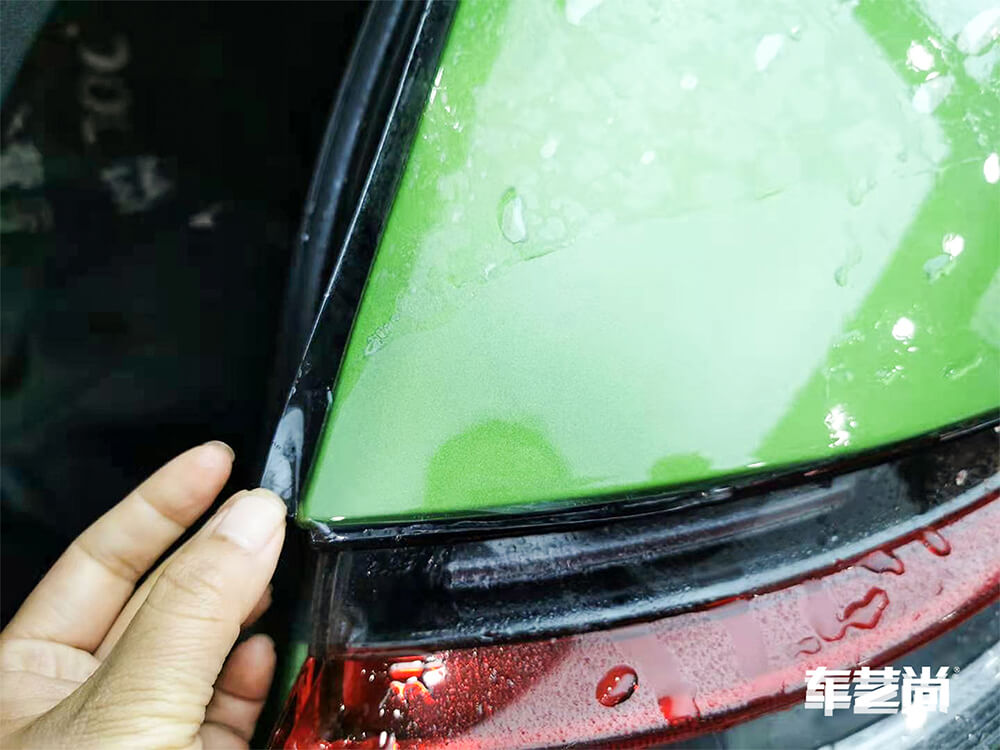 保时捷Macan施工威固隐形车衣，专车专用裁膜（12）