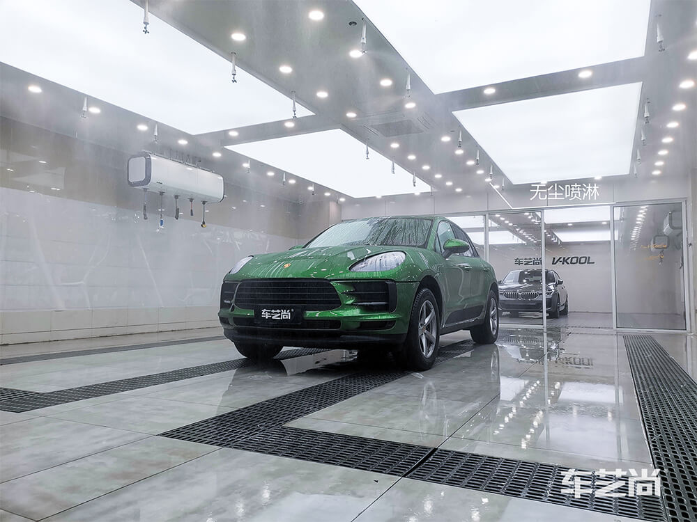 保时捷Macan施工威固隐形车衣，专车专用裁膜（1）