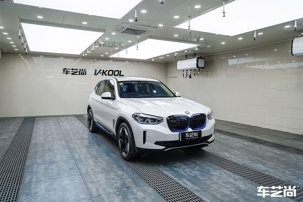 宝马iX3装贴威固隐形车衣全车装贴，流程展示（15）