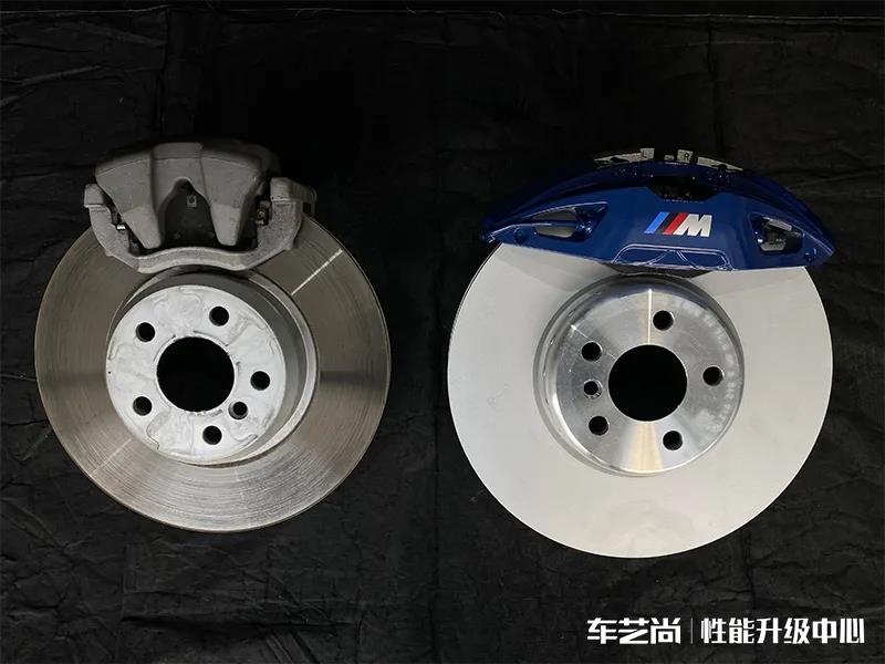 宝马X3升级原厂刹车卡钳8