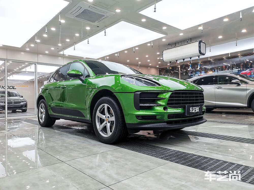 保时捷Macan施工威固隐形车衣，专车专用裁膜（14）