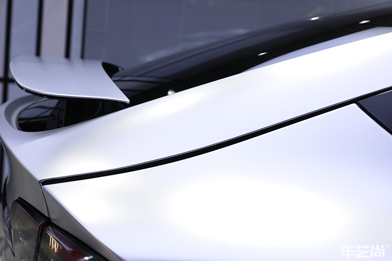 特斯拉改色电光金属银效果怎么样？（施工效果 图六）