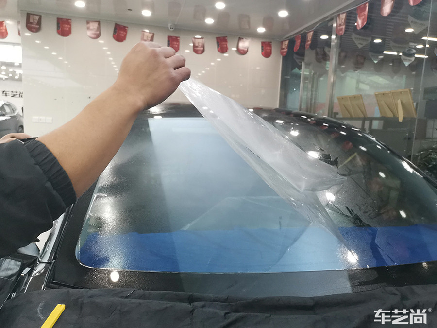 特斯拉Model 3施工威固隔热膜过程展示（图八）