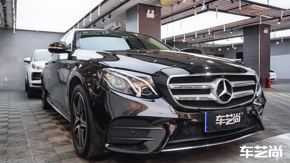 奔驰 E300L施工威固隐形车衣案例流程展示（11）