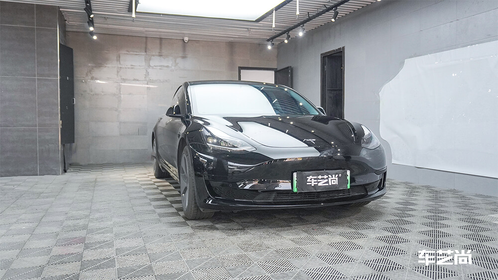 特斯拉Model 3施工威固隔热膜案例分享（10）