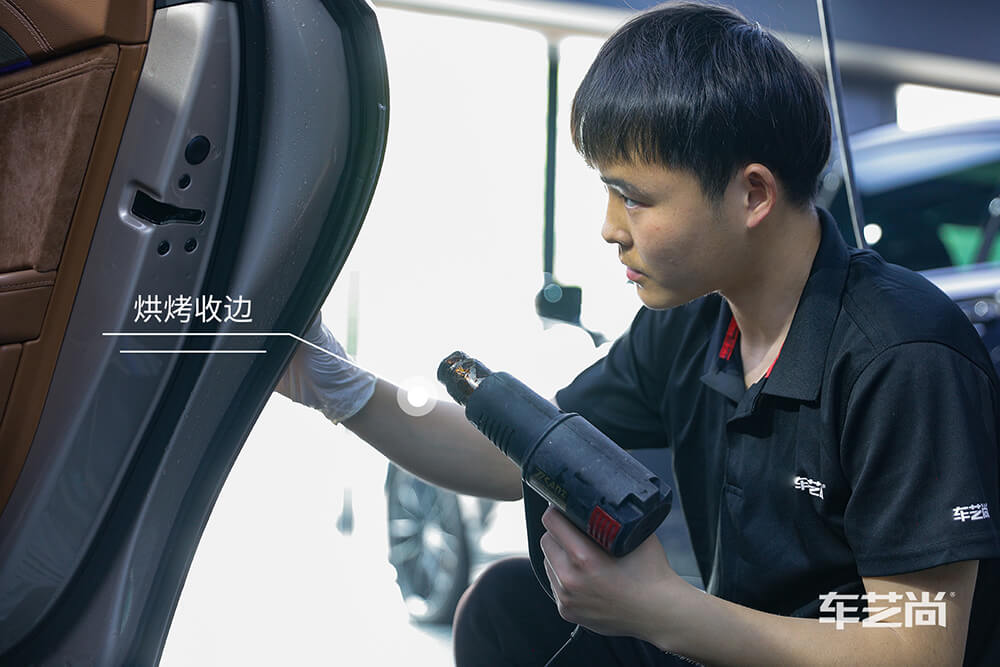 红旗H9施工威固漆面保护膜施工过程（图十）