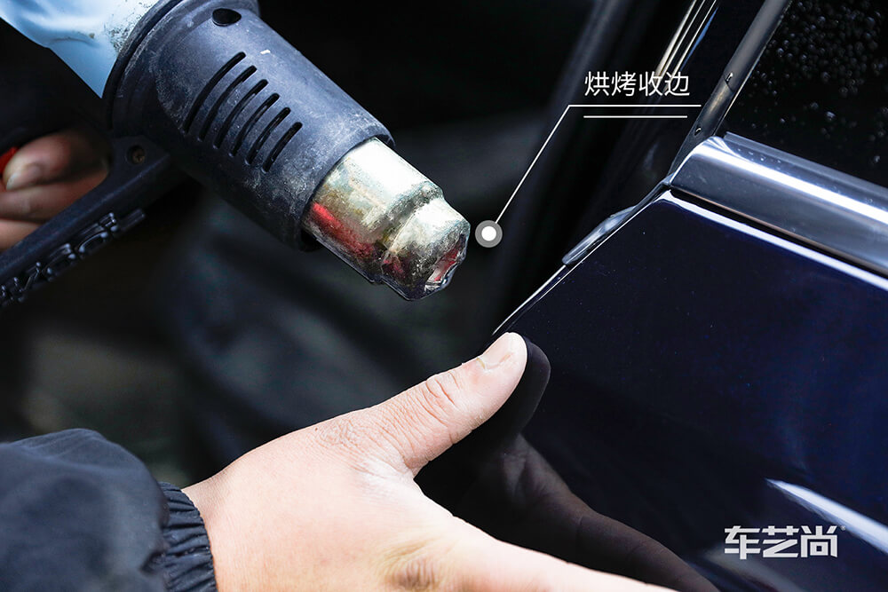 宝马5系装贴威固漆面保护膜过程展示（图八）