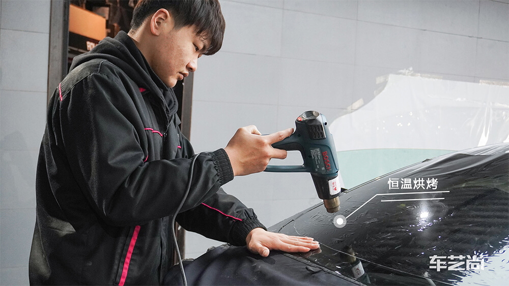 特斯拉Model 3施工威固隔热膜案例分享（2）