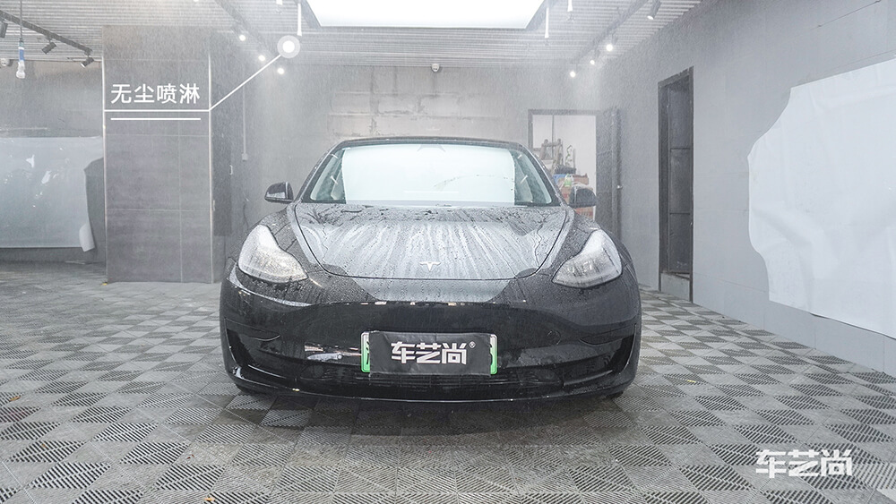 特斯拉Model 3施工威固隔热膜案例分享（1）