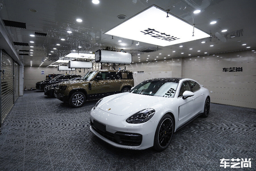 保时捷帕拉梅拉装贴威固漆面保护膜效果展示（图三）