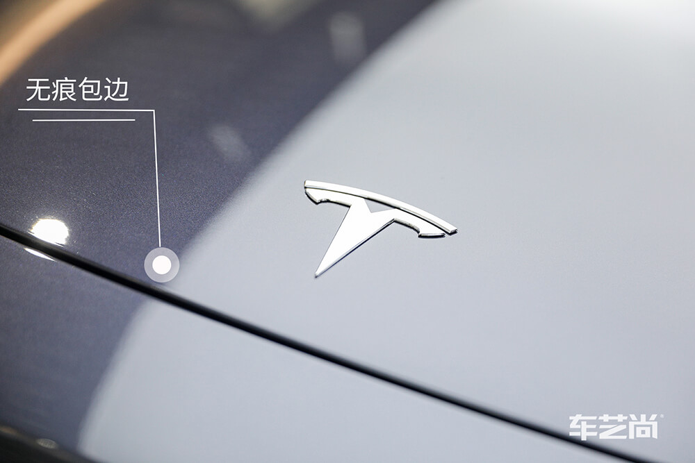 特斯拉Model Y施工威固漆面保护膜施工效果展示（图一）