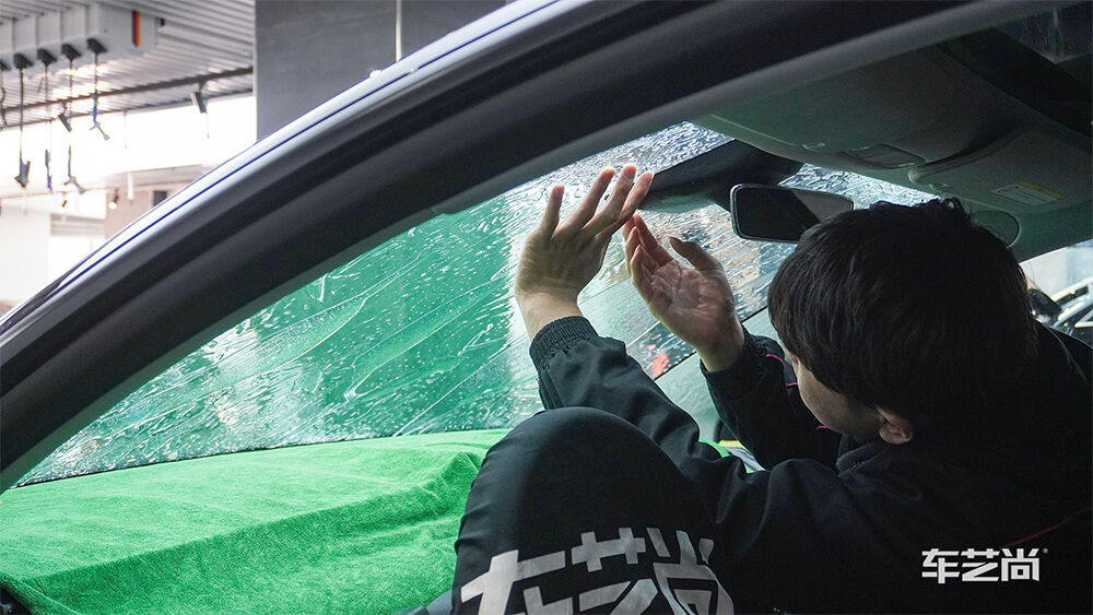 特斯拉Model 3施工威固隔热膜案例分享（5）