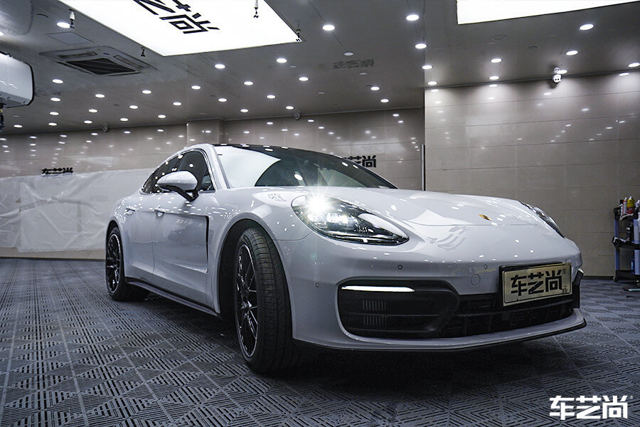 保时捷帕拉梅拉装贴威固漆面保护膜效果展示（图四）