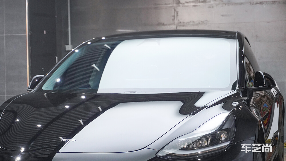 特斯拉Model 3施工威固隔热膜案例分享（9）