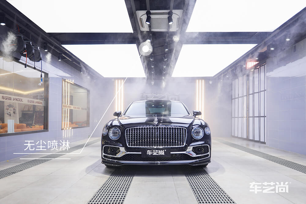 宾利飞驰施工威固漆面保护膜过程展示（二）