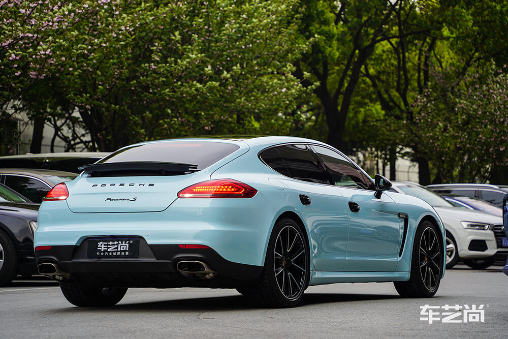 保时捷帕拉梅拉施工威固漆面保护膜效果展示（图十三）