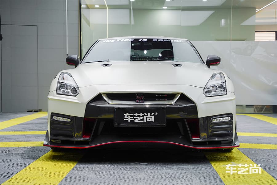 GTR 白色施工威固漆面保护膜过程及效果展示（图九）