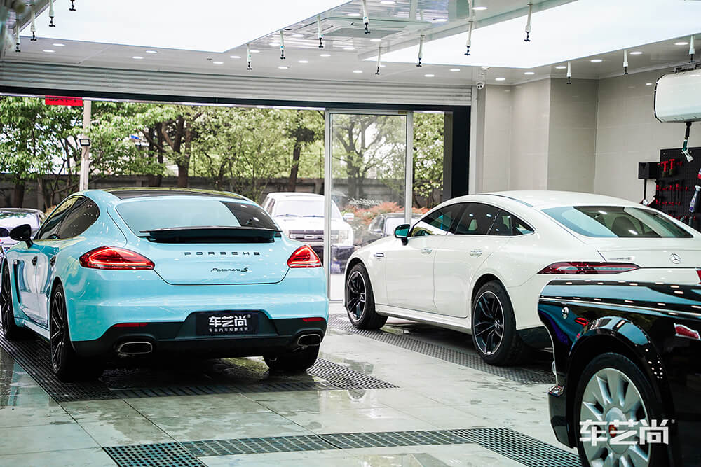 保时捷帕拉梅拉施工威固漆面保护膜效果展示（图四）