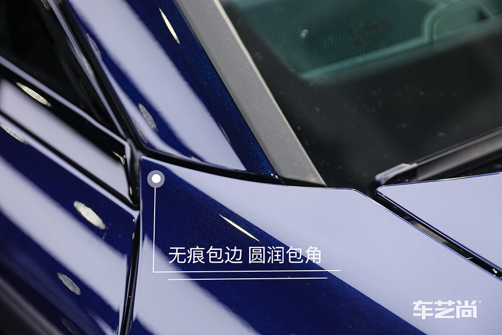 保时捷帕拉梅拉施工威固漆面保护膜效果展示（图一）