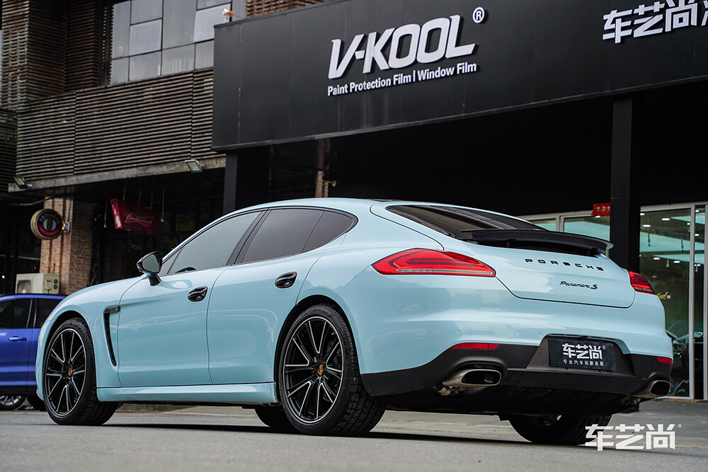 保时捷帕拉梅拉施工威固漆面保护膜效果展示（图十）